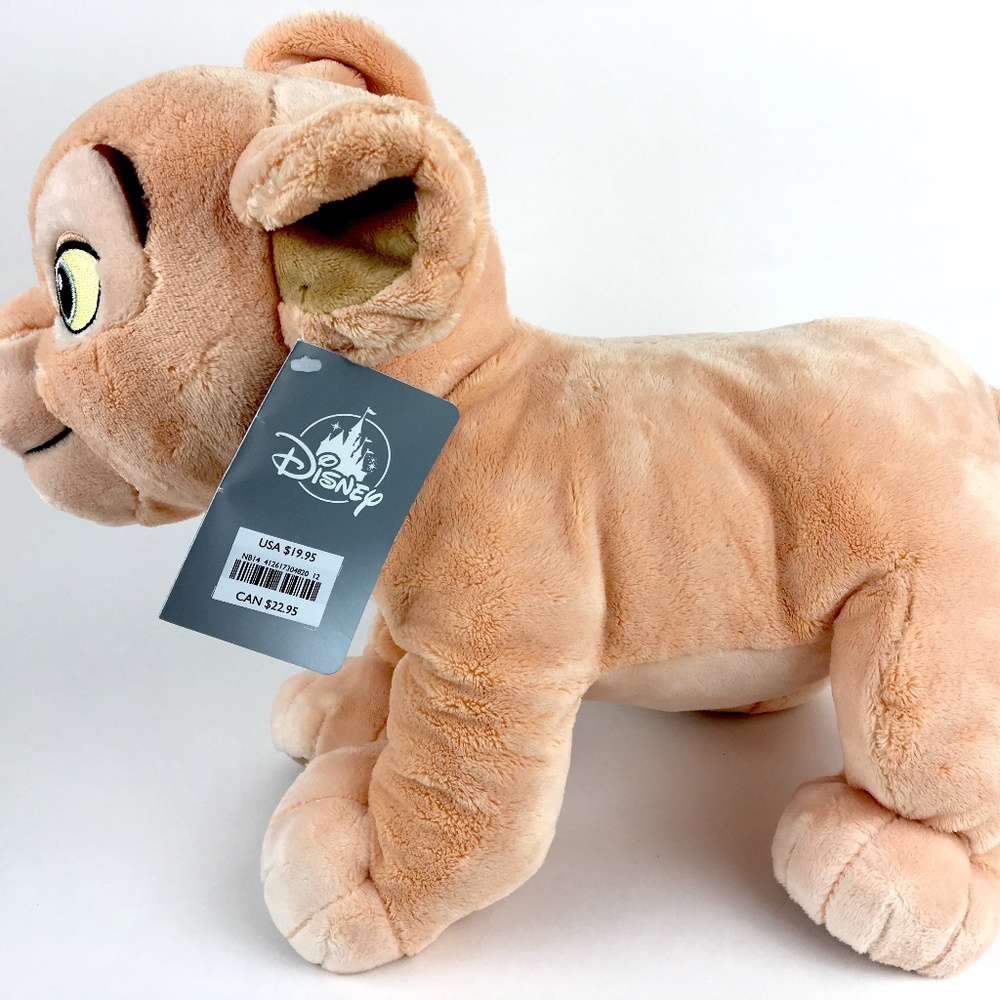 Disney Parks The Lion King Nala Bean Bag Paws Plush with Tags 11 inch